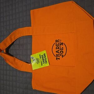 Joe's Jeans Vibrant Orange Canvas Tote Exclusive Halloween